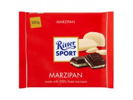 Ritter Sport горький шоколад с марципаном 100 г